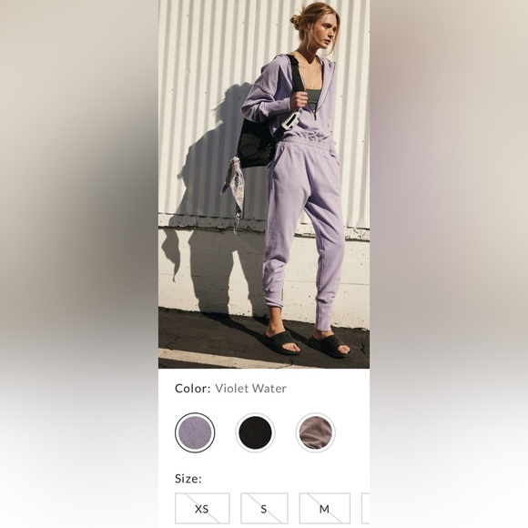 Free People Training Day Jumpsuit Size Medium NWT - Picture 3 of 15